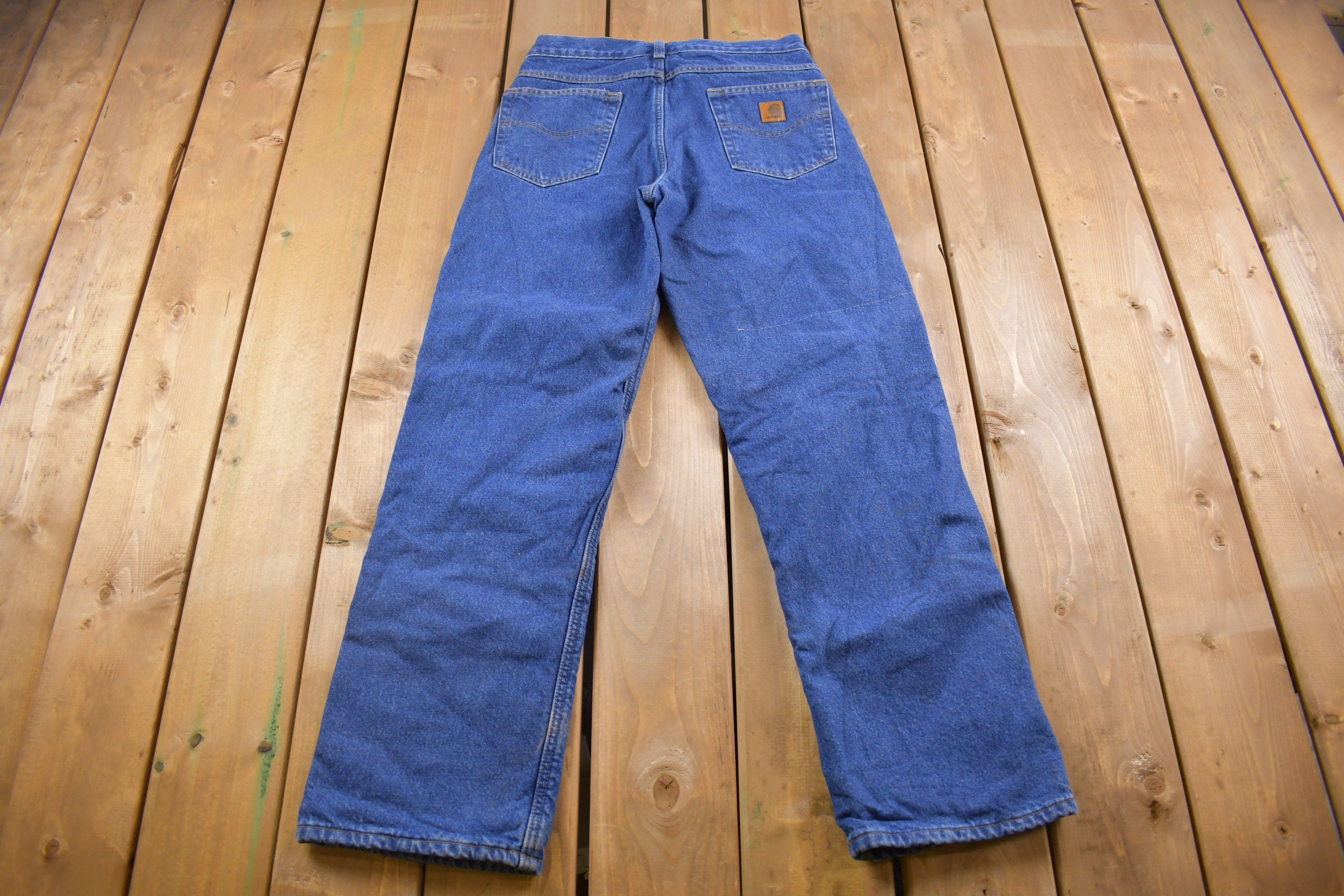 Vintage 1990s Carhartt Lined Jeans Size 30 x 31