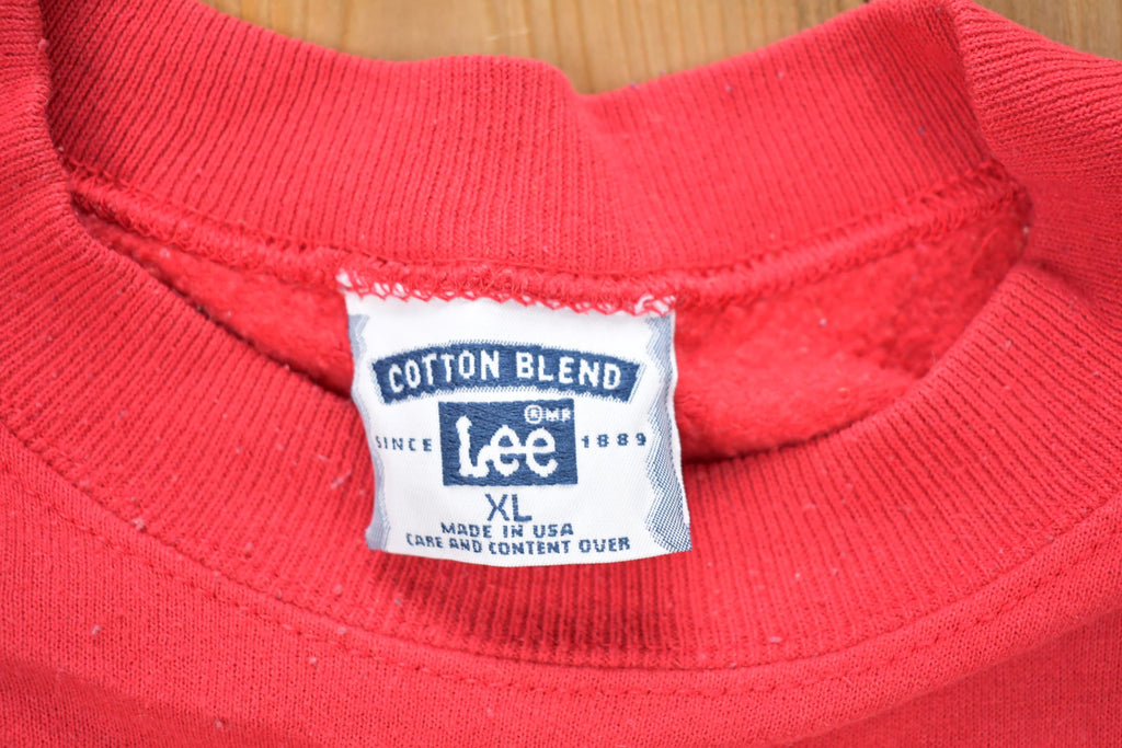 Vintage 1997 Lee Jesus Is The Reason Crewneck Sweatshirt