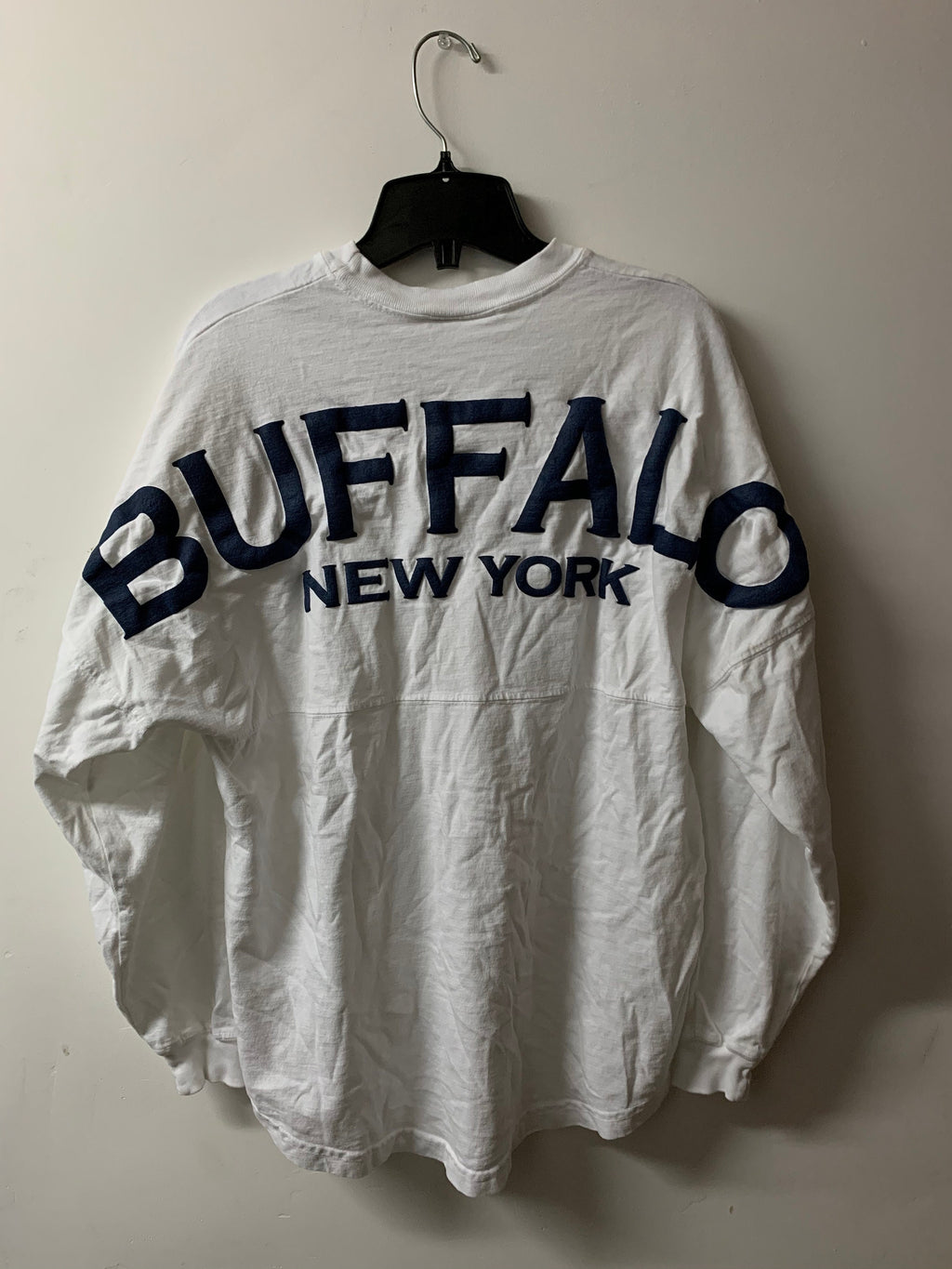 Vintage 1990s Buffalo New York Spell Out Long Sleeve Shirt