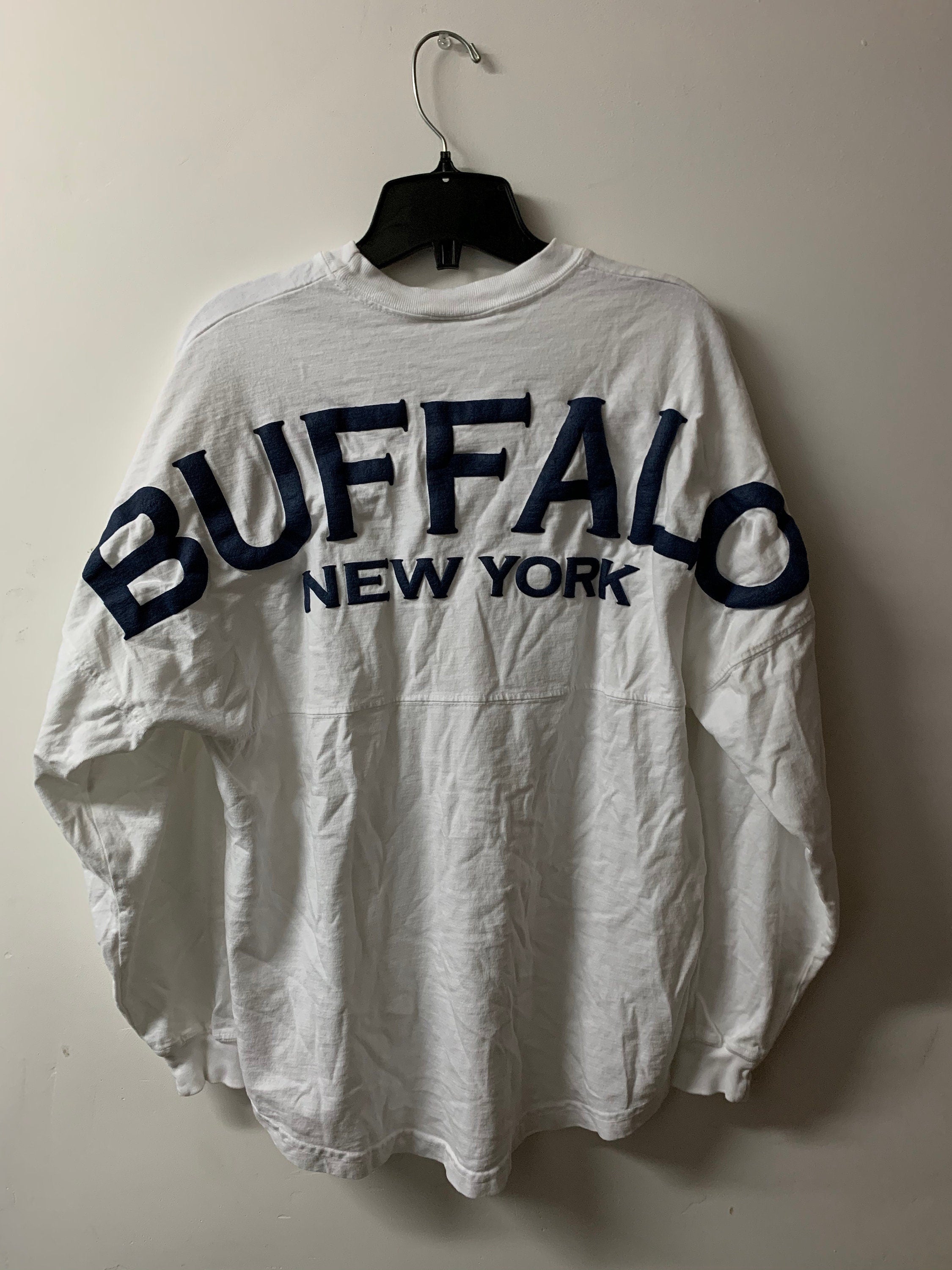 Vintage 1990s Buffalo New York Spell Out Long Sleeve Shirt