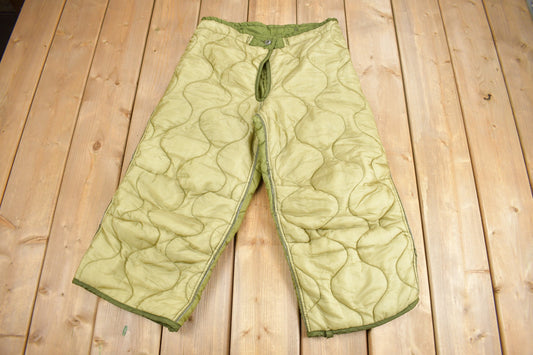 True Vintage 1972 US Military Cold Weather Liner Pants Size XS Short / Army Pants / Military Pants / Military Vintage / Made In USA