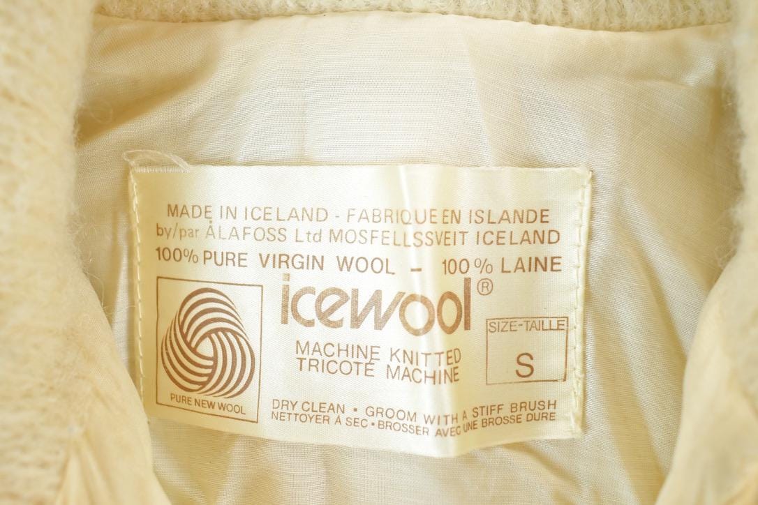 Vintage 1970s Icewool Knit Jacket Women's S