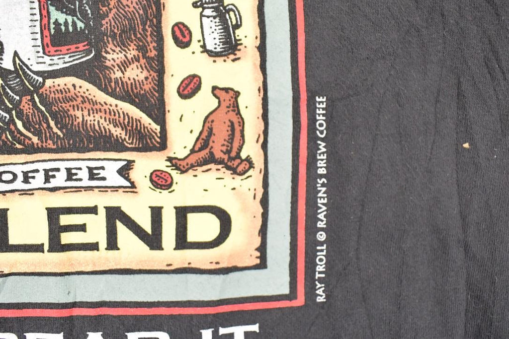 Vintage 1990s Kodiak Coffee Big Bear Souvenir Travel T-Shirt Men's XL