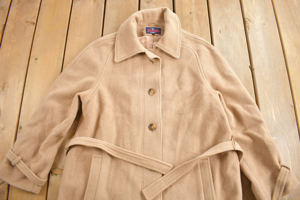 Vintage 1980s The Gleneagles Cashmere Over Coat Size 16