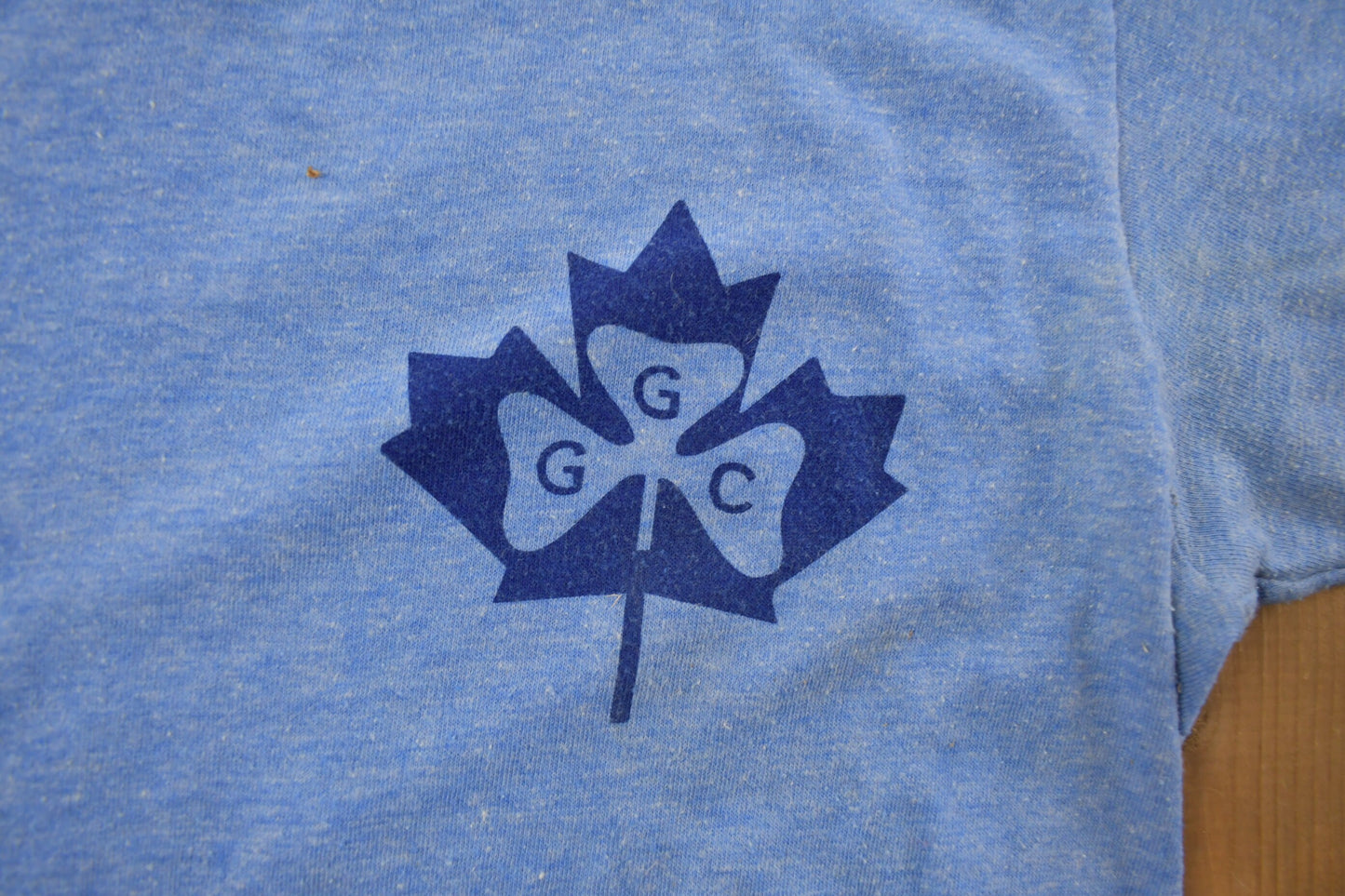 Vintage 1980s GGC Maple Leaf Graphic T Shirt / Vintage T Shirt / Streetwear / Graphic Tee / 80s