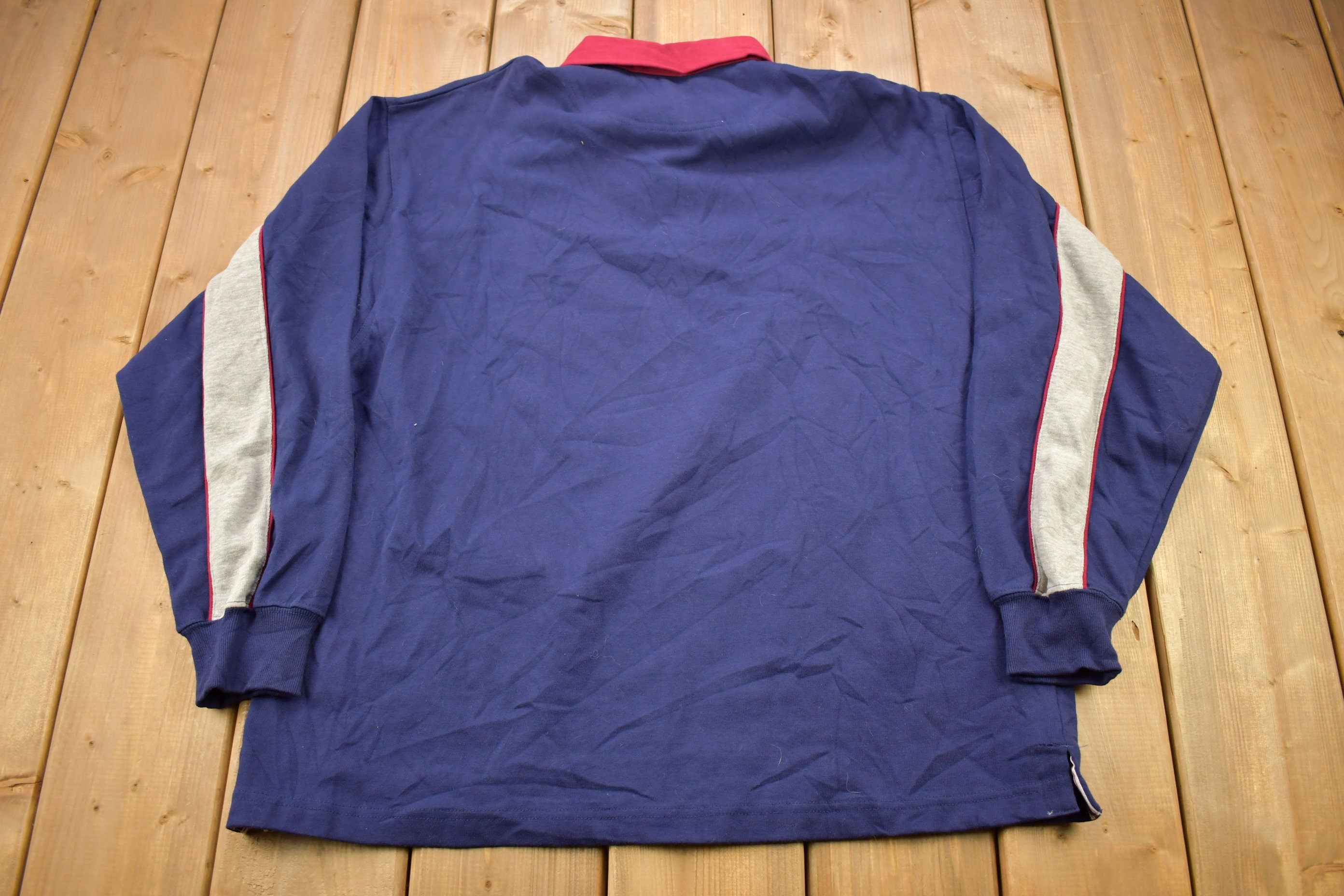 Vintage 1990s Maurice's Blank Color Block Colored Sweatshirt