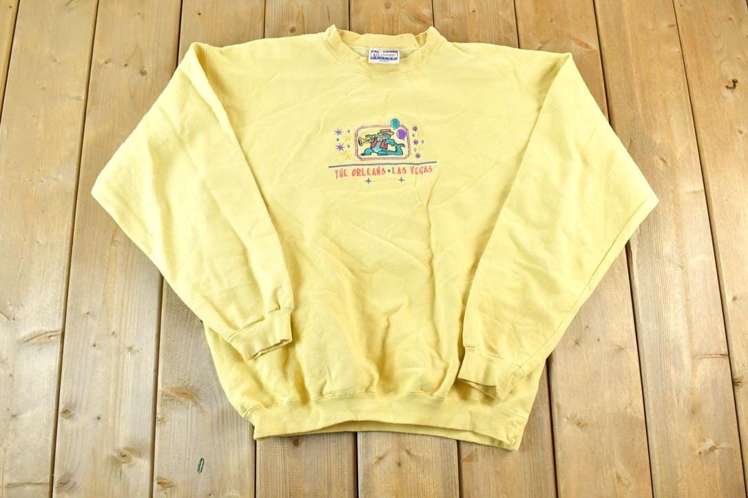 Vintage 1990s The Orleans Las Vegas Crewneck Sweatshirt Made In USA