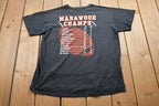 Vintage 1986 Stratford State Football Champs Russell Athletics T-Shirt