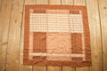 Vintage 1980s Geometric Abstract Plaid Pattern Scarf