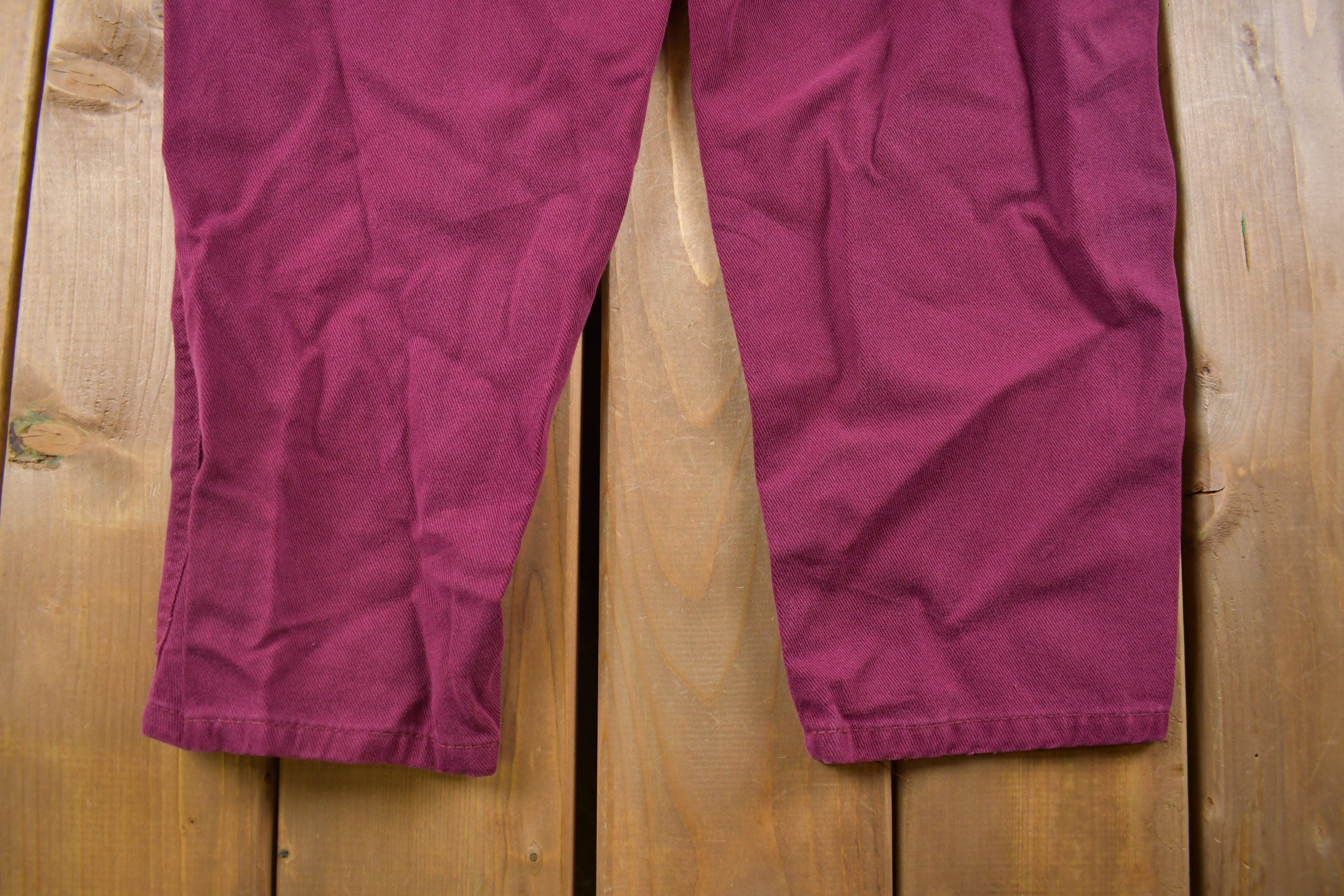 Vintage 1990's Gitano Pink Corduroy Pants 28 x 26