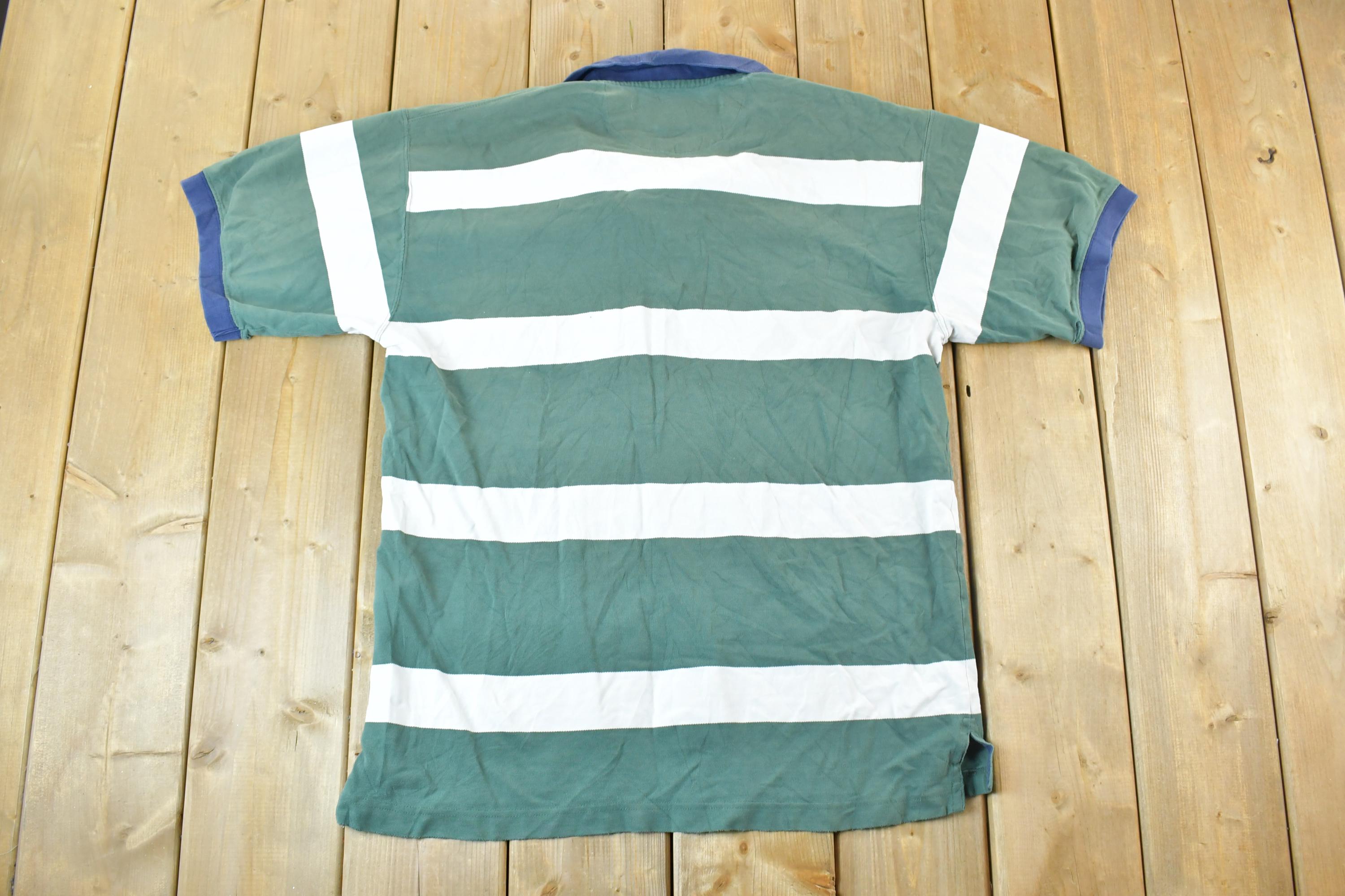 Vintage 1990s Eddie Bauer Button Up Polo Shirt
