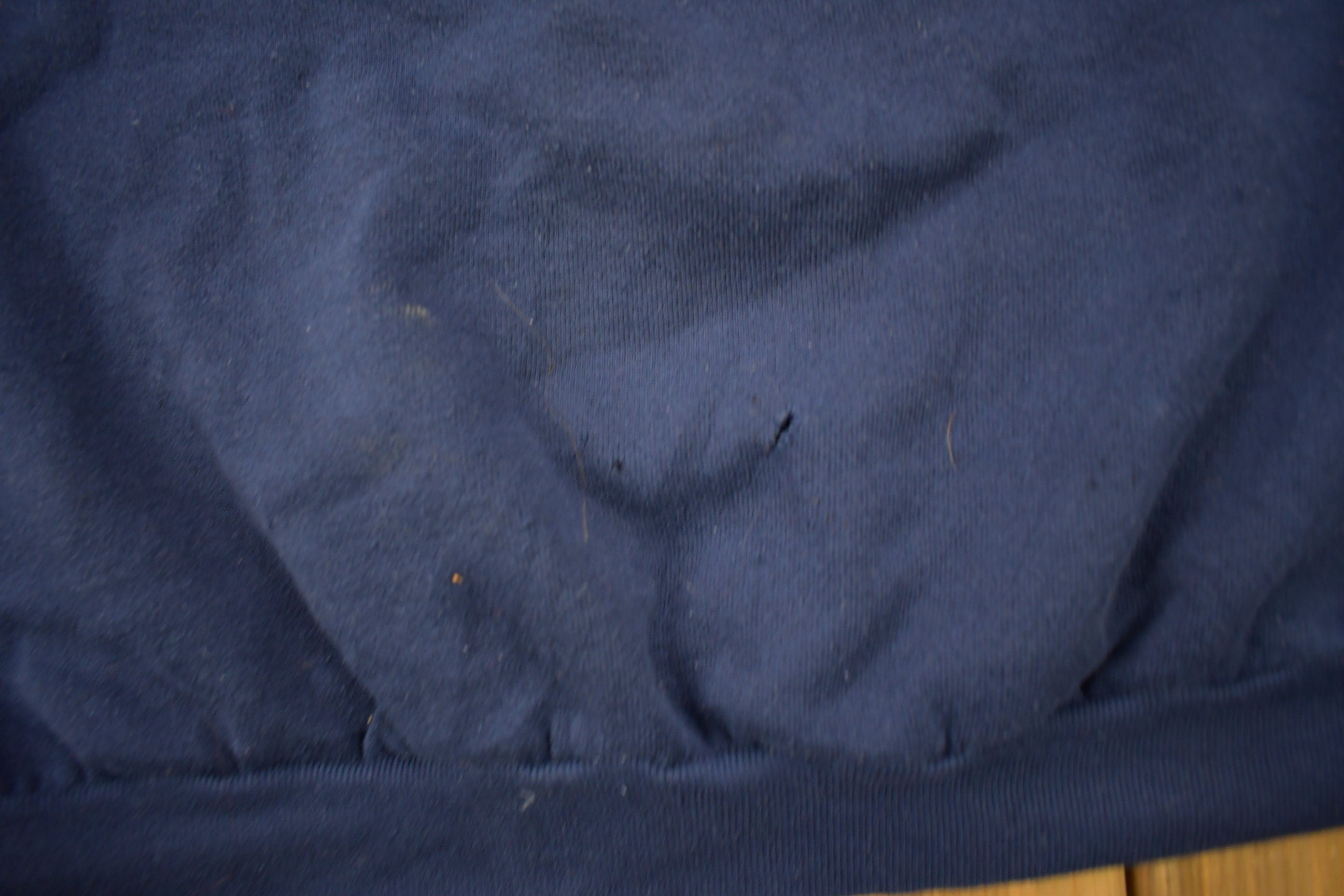 Vintage 1980s Tultex Blue Blank Raglan Crewneck Sweatshirt