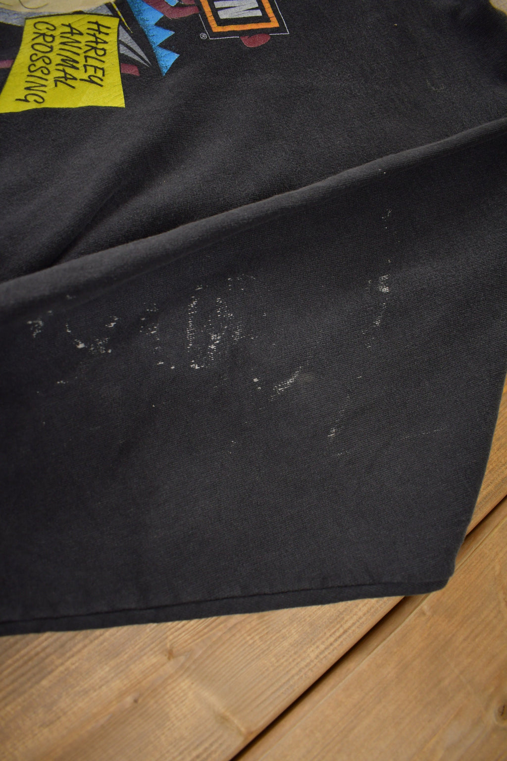 Vintage 1993 Harley Davidson Looney Tunes Crewneck Sweater Made IN USA