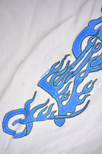 Vintage 1999 Flaming Chopper Long Sleeve Graphic T-Shirt