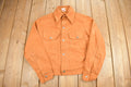 Vintage 1960s Male Burnt Orange Shacket Button Up