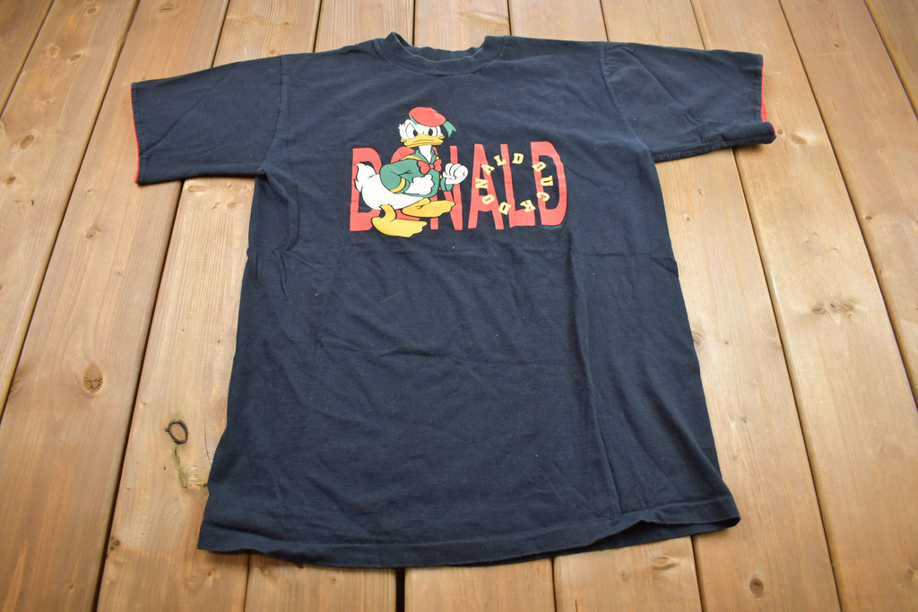 Vintage 1990s Disney Donald Duck Graphic T Shirt  Vintage T Shirt  Streetwear  Rare Vintage  Single Stitch  Made In USA