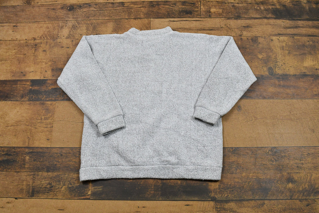 Vintage 1990s Bird & Trees Embroidered Graphic Crewneck / Vintage Nature Sweatshirt / Fleece Sweatshirt / Streetwear / Made In USA