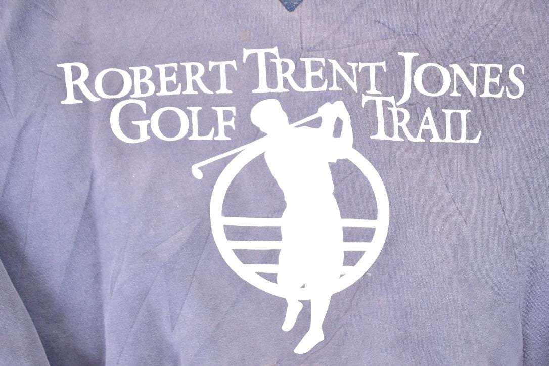 Vintage 1990s Robert Trent Jones Golf Trail Crewneck Sweatshirt Men's XL