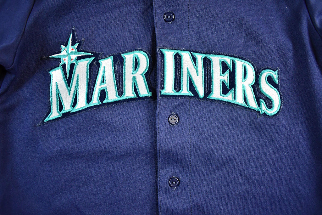 Vintage 2000s Ken Griffey Jr. Seattle Mariners MLB Majestic Baseball Jersey Youth Large