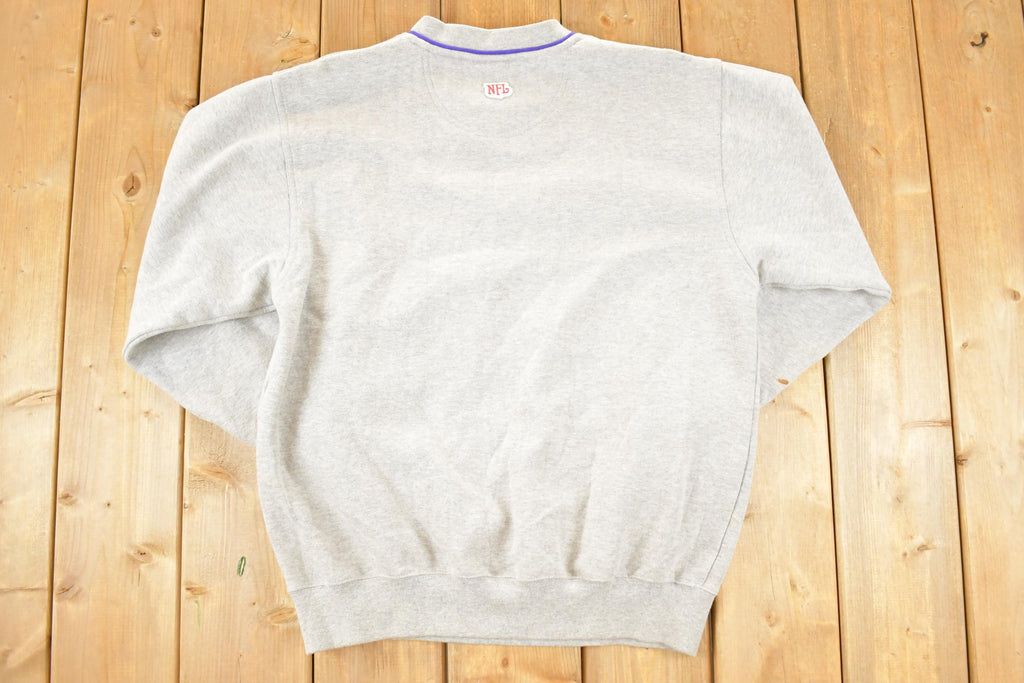 Vintage 1990s Minnesota Vikings NFL Crewneck Sweatshirt Men's M