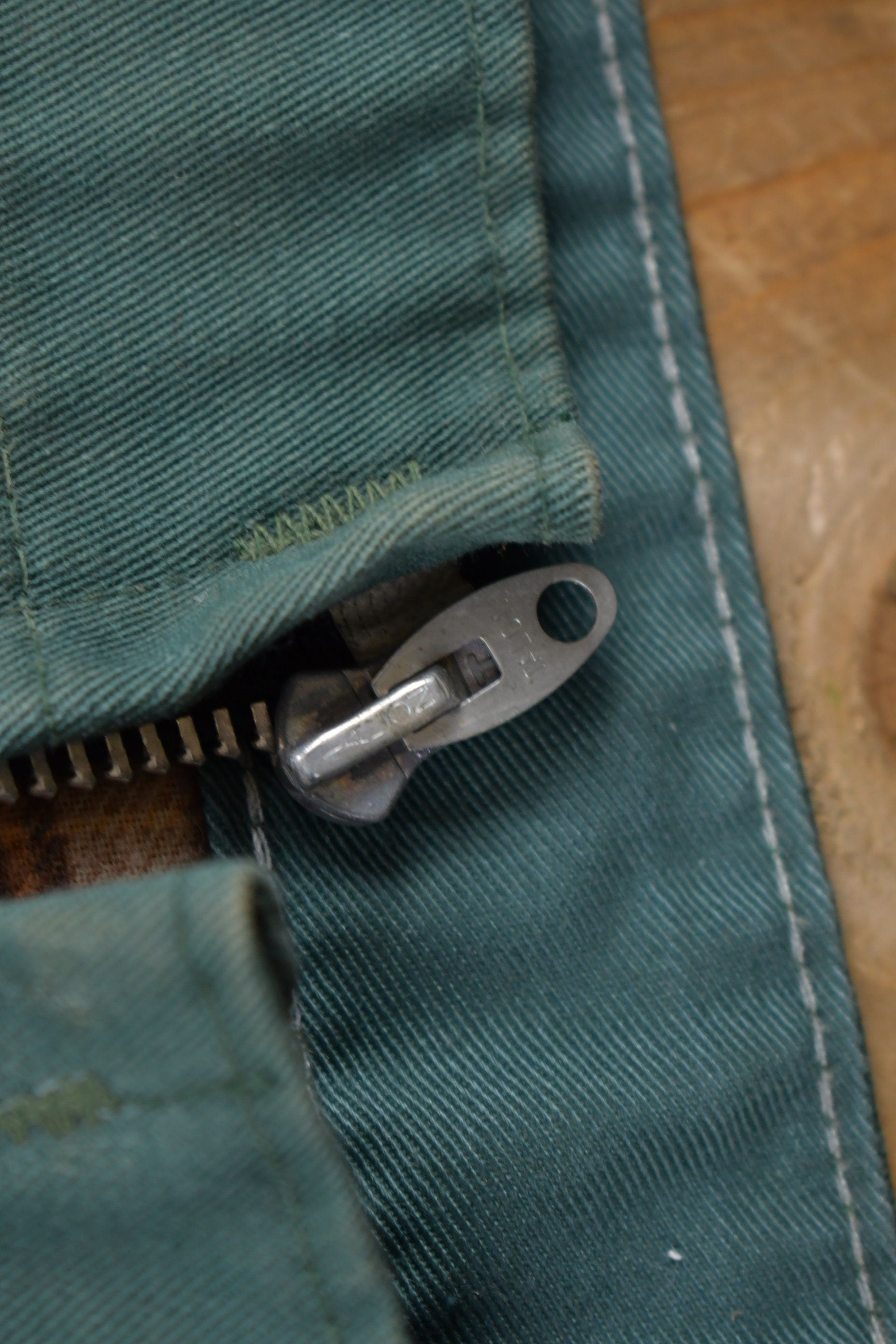 Vintage 1970s JP Plaid Lined Light Jacket  True Vintage  Workwear  Talon Zipper  Vintage Windbreaker