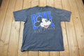 Vintage 1990s Duke University Blue Devils Mickey Mouse Collegiate Graphic T-Shirt