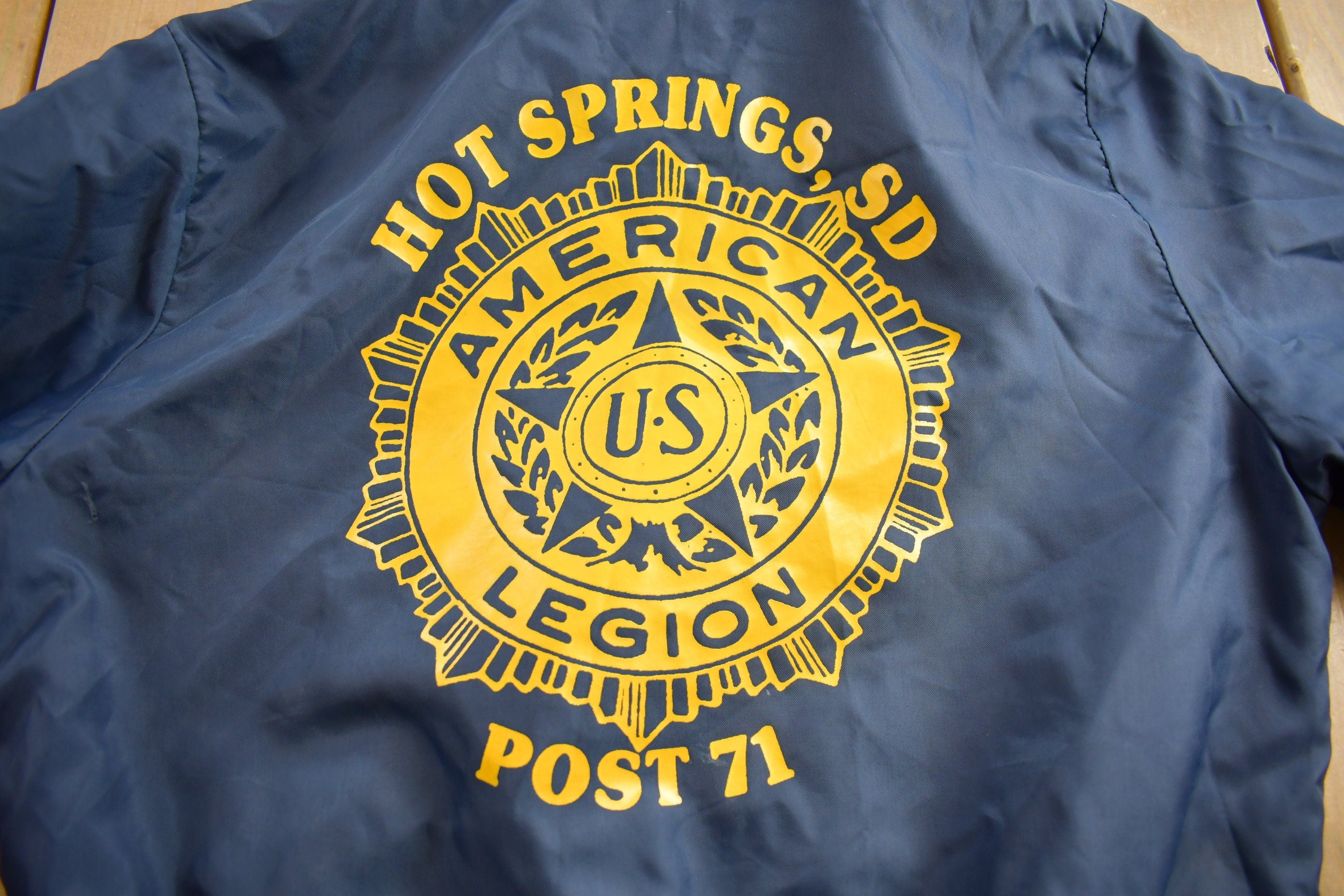 Vintage 1980s American Legion Hot Springs SD Post 71 Jacket