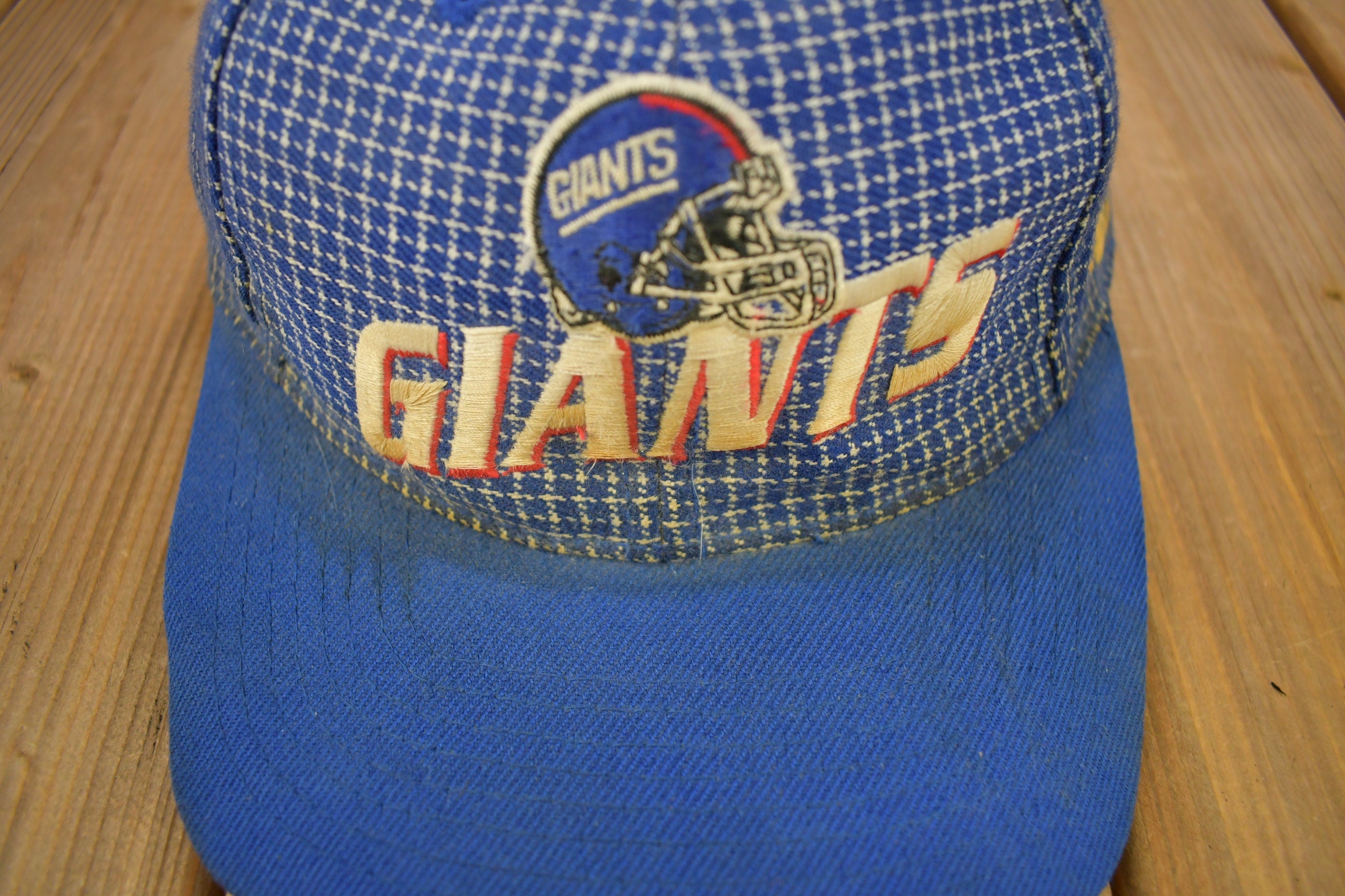 Vintage 1990s New York Giants NFLLogo Athletic Strap Back Hat