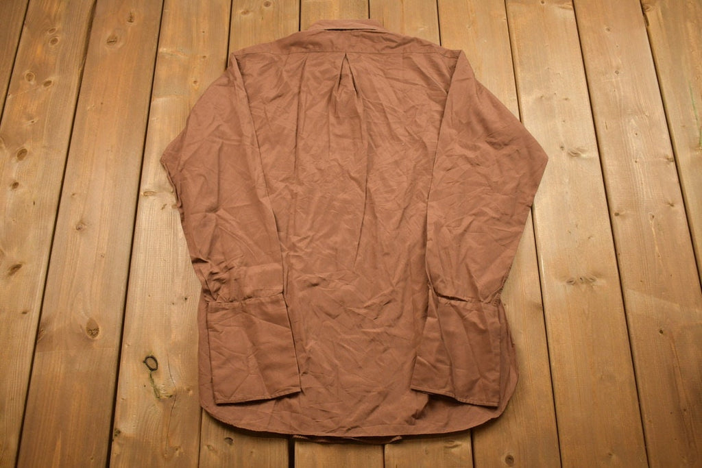Vintage 1980s Solid Button Up Shirt