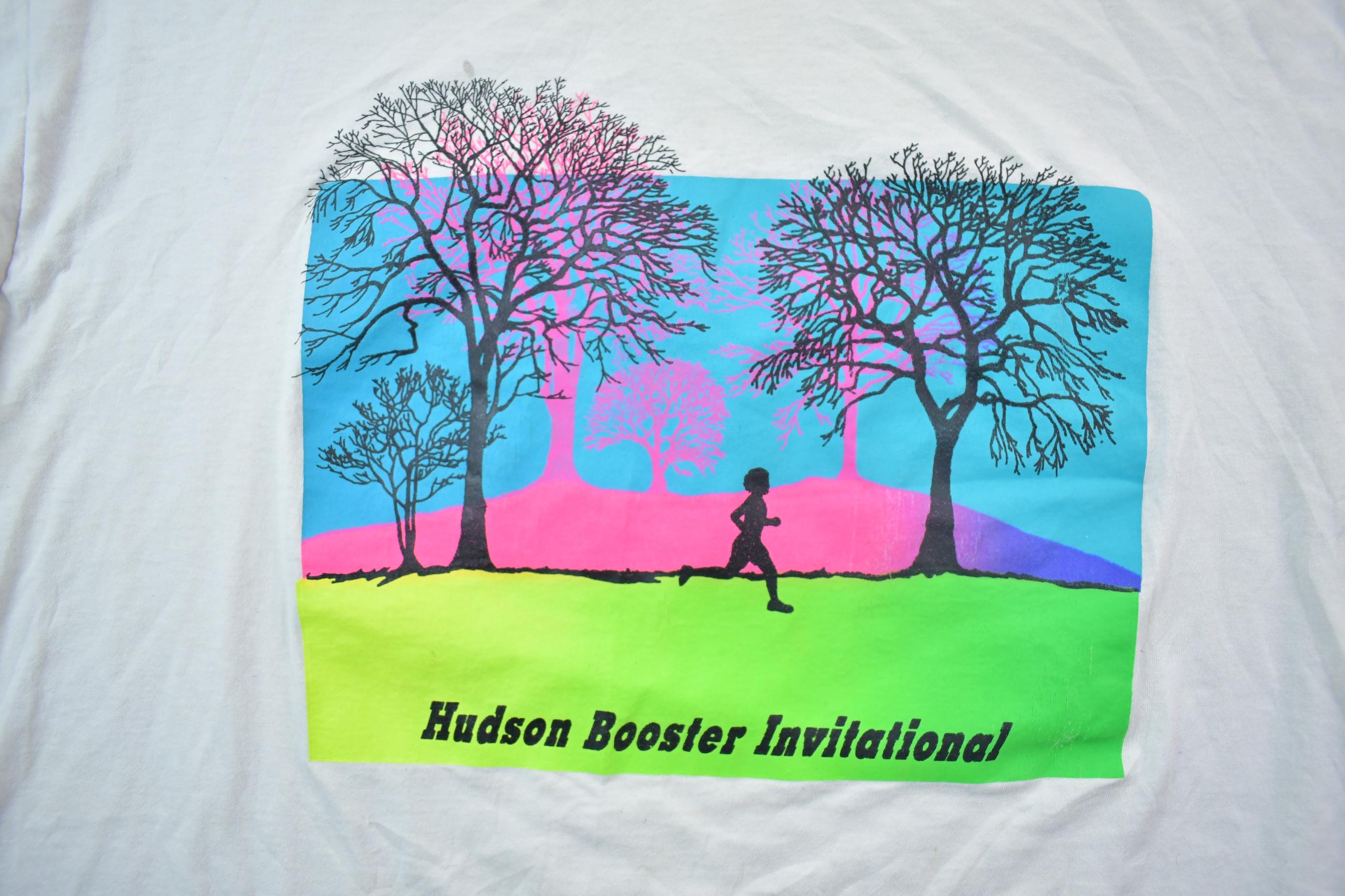 Vintage 1990s Hudson Booster Graphic T-Shirt  Vintage T Shirt  Streetwear  Graphic Tee  Single Stitch  Made In USA