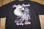 Vintage 2001 Myrtle Beach Spring Motorcycle Rally T-Shirt