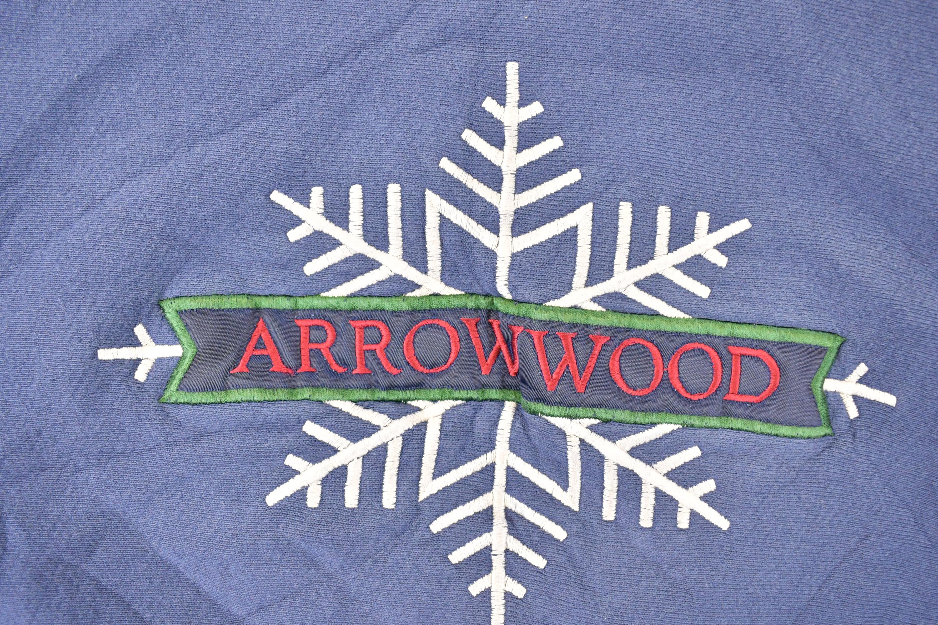Vintage 1990s Oarsman Arrowwood Cross Grain Crewneck Sweatshirt Men's L