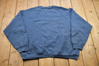 Vintage 1990s Wilson Blank Navy Blue Crewneck Sweatshirt