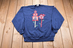 Vintage 1990s Birdhouse Graphic Embroidered Crewneck Sweatshirt
