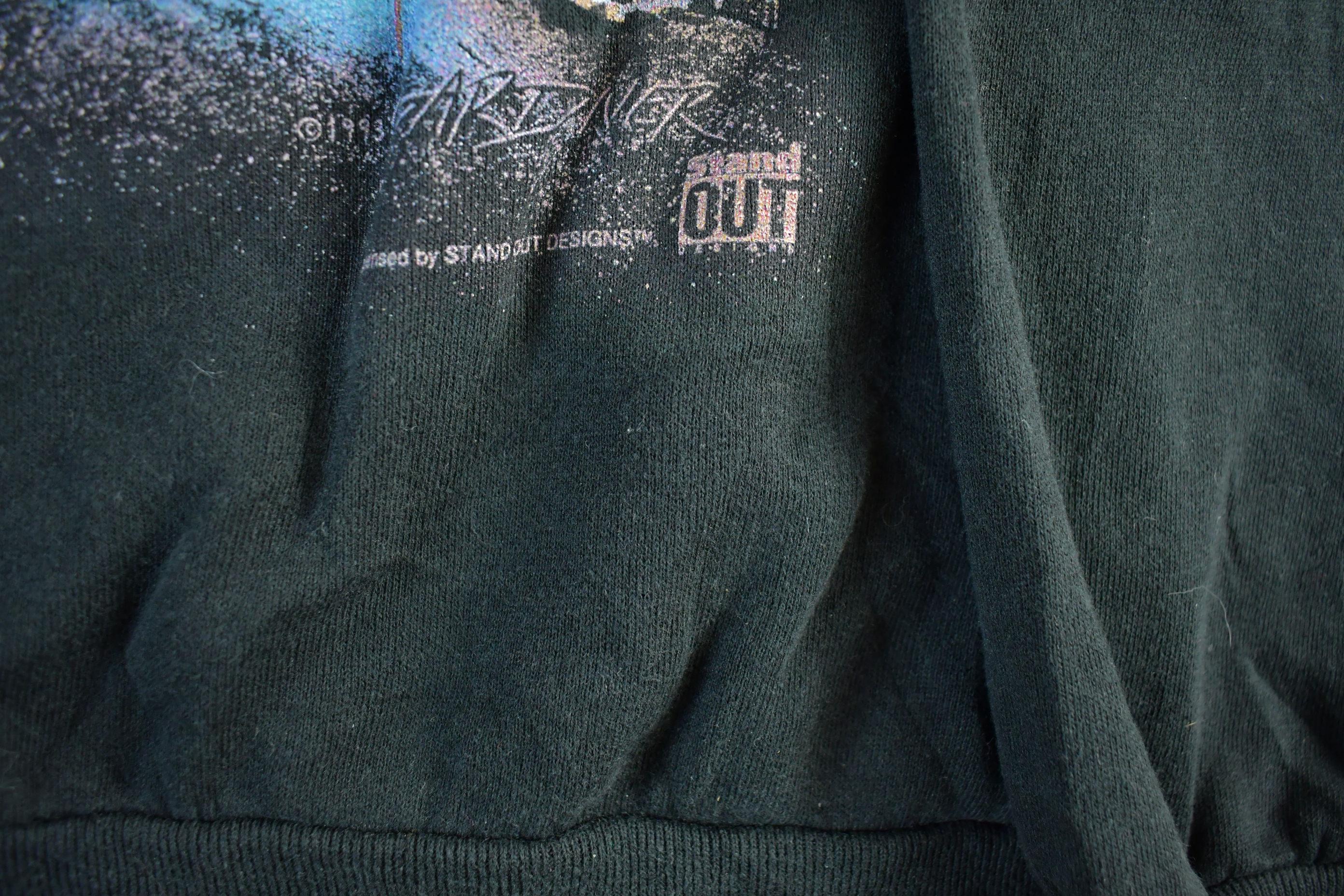 Vintage 1990s Wolf Nature Crewneck Sweatshirt Men's M-L