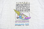 Vintage 1996 Indianapolis Marathon Graphic T Shirt Made In USA
