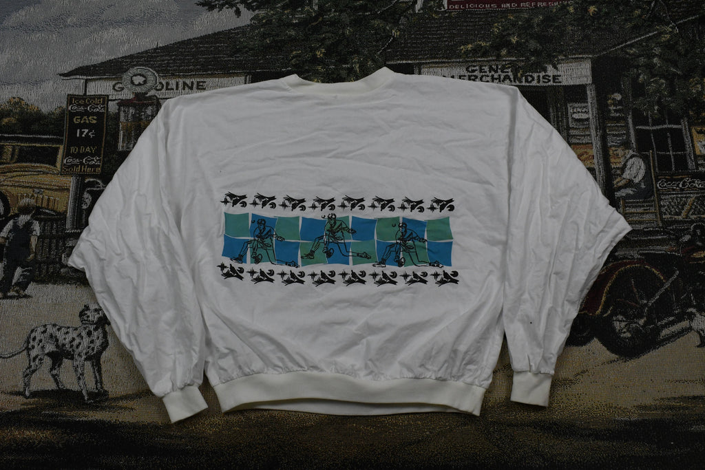 Vintage 1990s Long Sleeve Graphic T Shirt