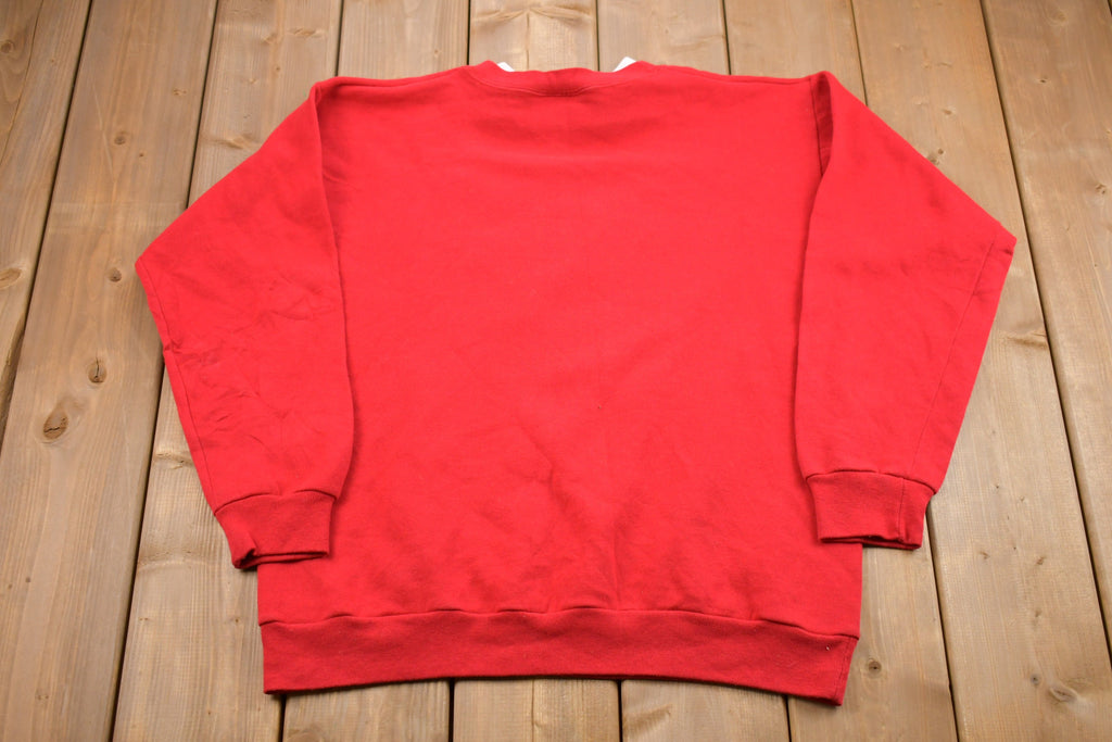Vintage 1990s Schools Over Made In USA Embroidered Crewneck Sweatshirt