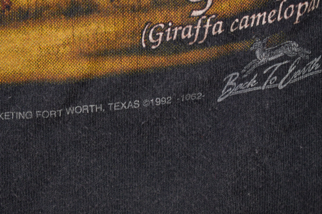 Vintage 1992 Giraffe Theme Graphic T-Shirt