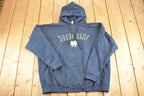 Vintage 1990s Notre Dame Hoodie Sweatshirt Men's L / NCAA College Spell out / 90s Heavyweight Collegiate Sweater