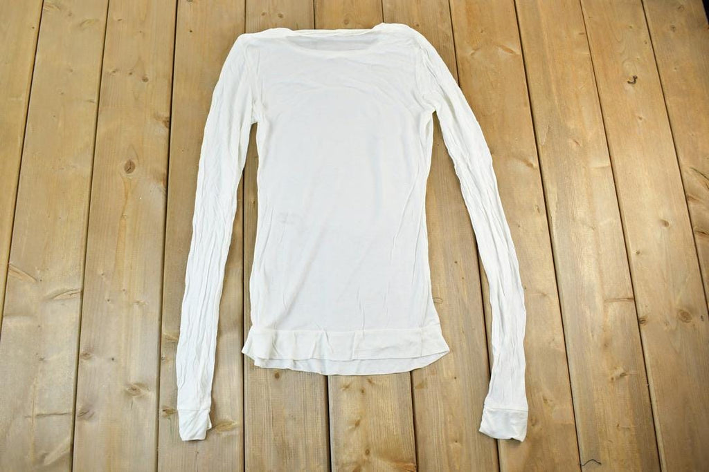 Women Vintage Vigoss Y2K Blank White T-Shirt / Vigoss Grunge Skull Print / Contrast Stitch / Internet Famous Clothing / Over Dyed