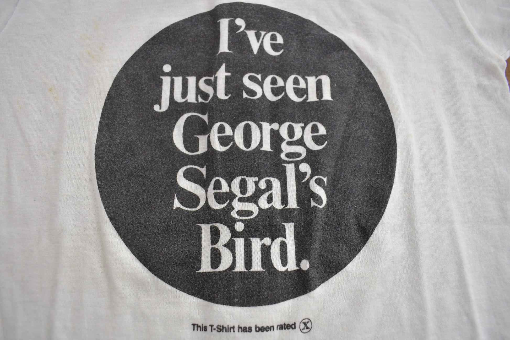 Vintage 1975 The Black Bird George Segal Movie Promo T-shirt