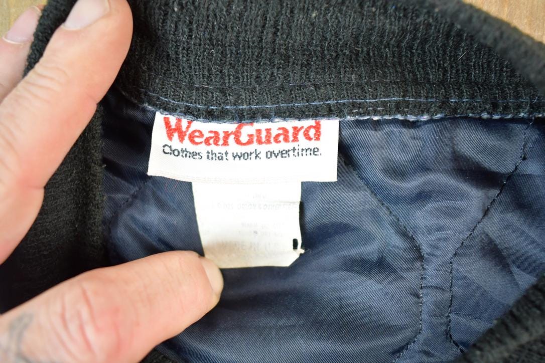Vintage 1980s Weather Guard Light Pleated Zip Up Spring Jacket