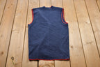 Vintage 1990s Canada Post Knitted Cardigan Sweater Vest