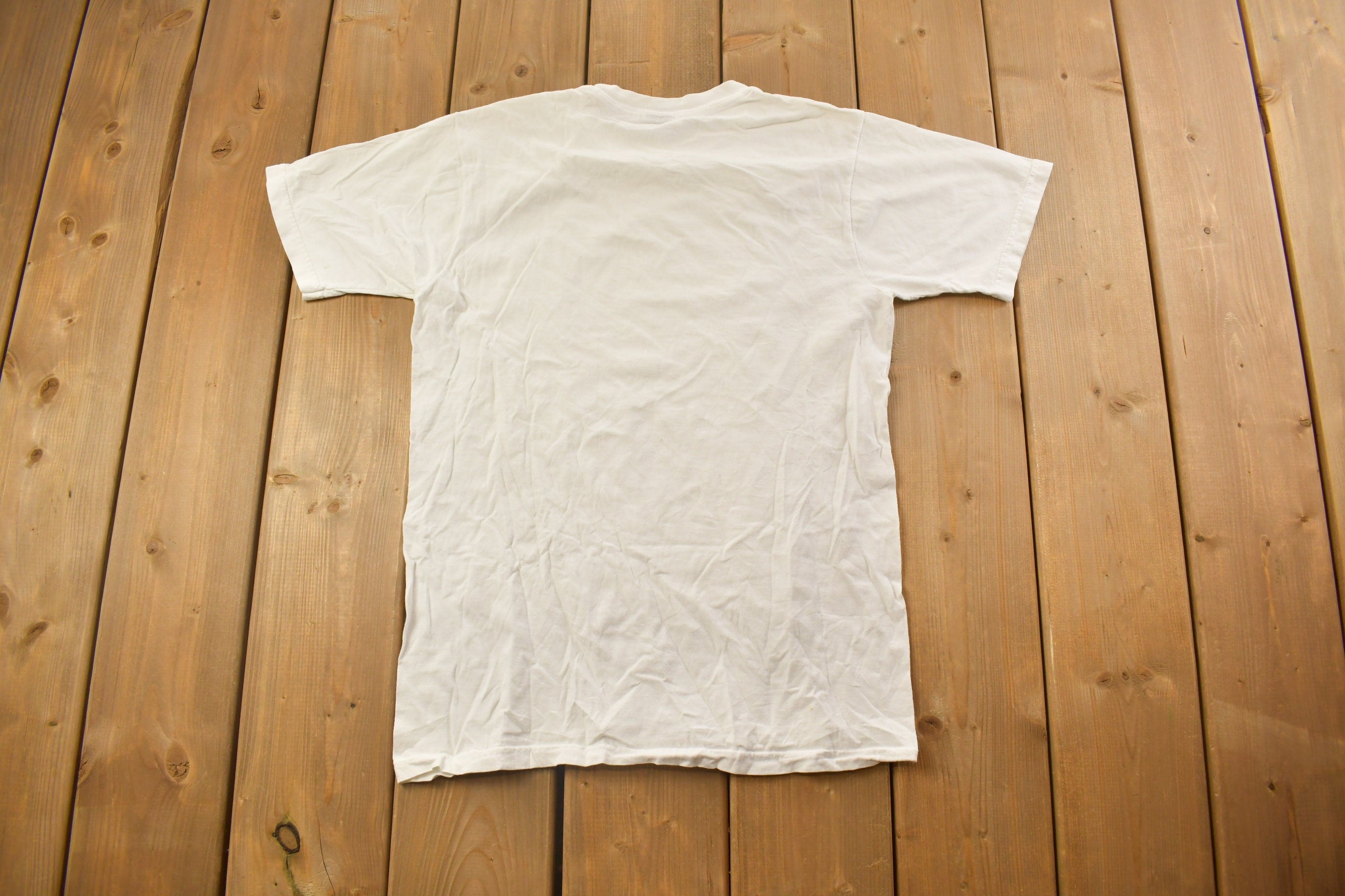 Vintage 1990s BVD Blank White T Shirt