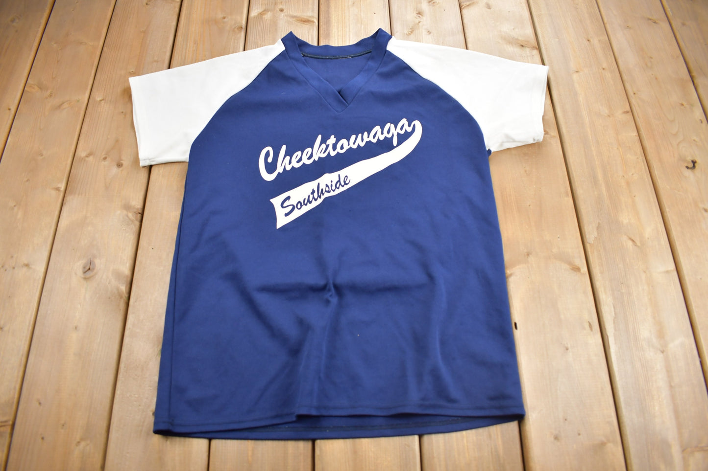 Vintage 1980s Cheektowaga Southside Jersey Style Shirt / Vintage Jersey / Streetwear / Graphic Tee / Sportswear