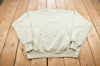 Vintage 1990s Hanes Purple Flower Crewneck Sweatshirt