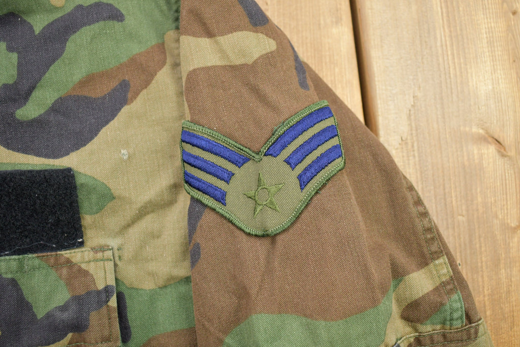 Vintage Military Button Up Shirt