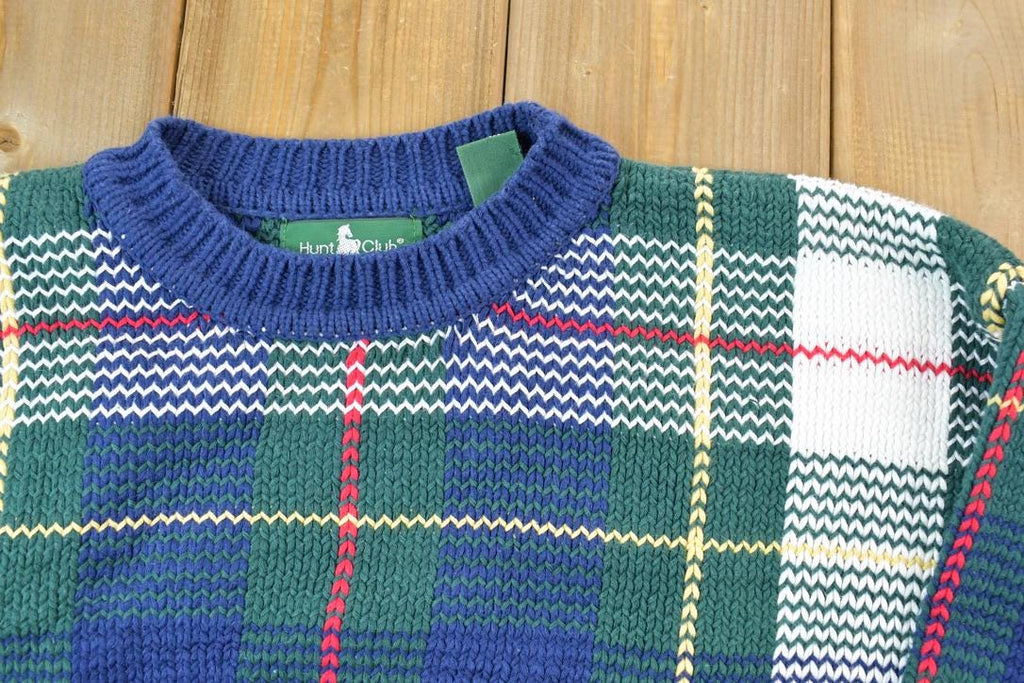 Vintage 1990s Hunt Club Knit Crewneck Sweater