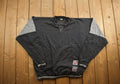 Vintage 1990s Blank Black Quarter-Zip Sweatshirt